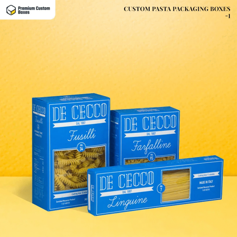 Custom Pasta Boxes: Premium Packaging That Elevates Your Brand 